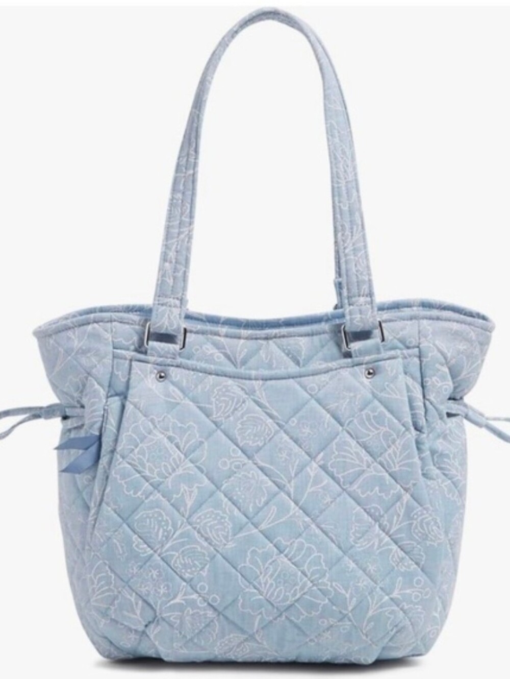 Vera Bradley Cotton Glenna Satchel Purse, Sweet Garden Lace